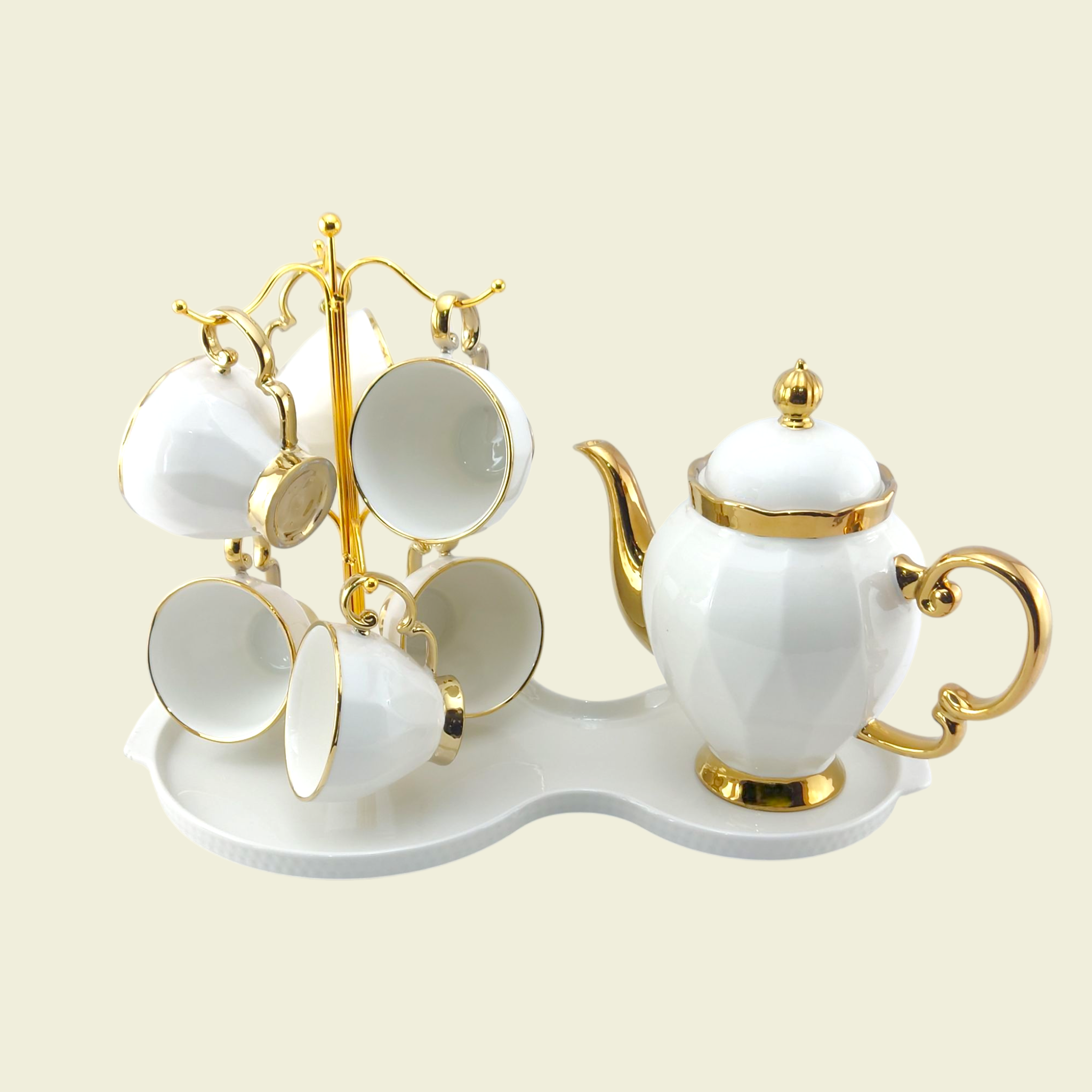 Royal 9-Piece Coffee Set with Stand
