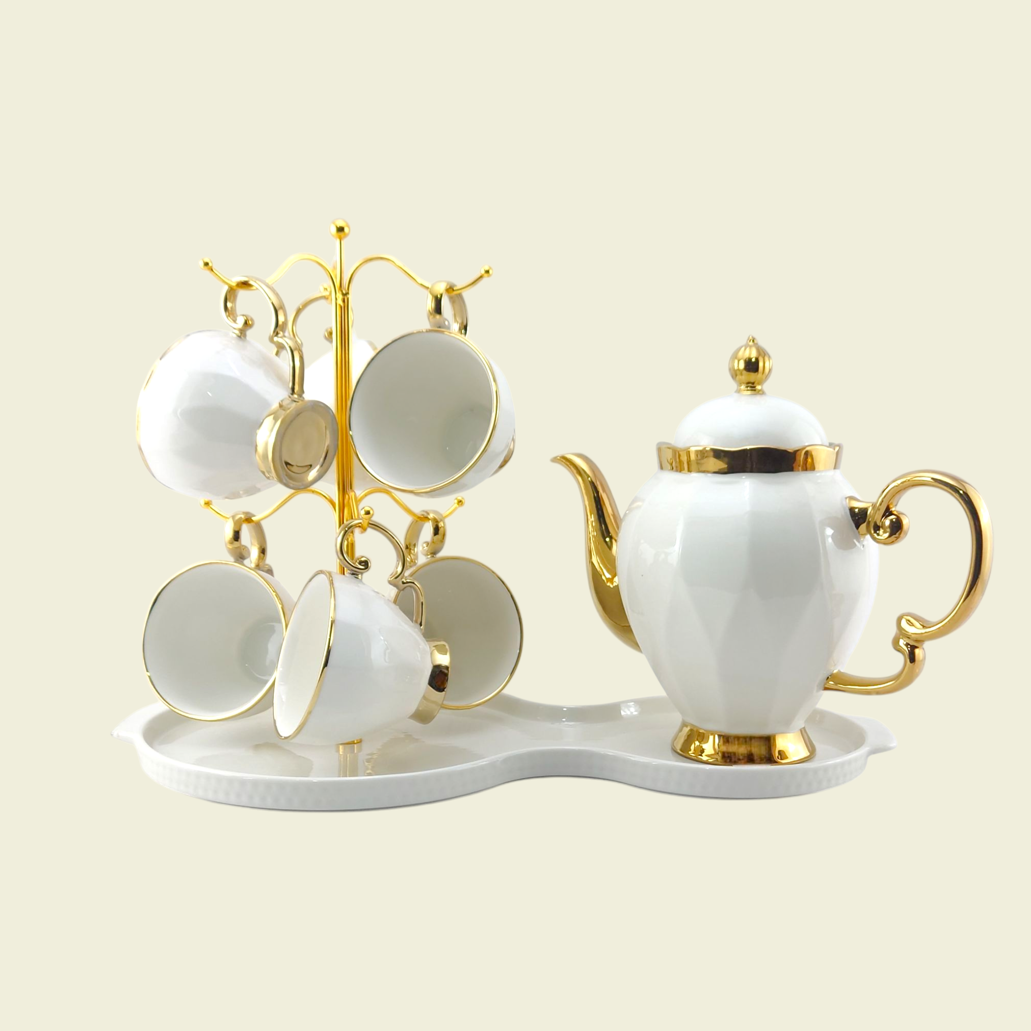 Royal 9-Piece Coffee Set with Stand