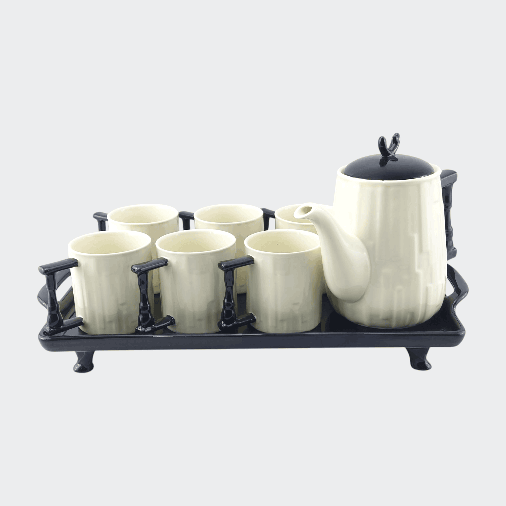Royal 9-Piece Coffee Set With Tray Kaka Bawa Sons