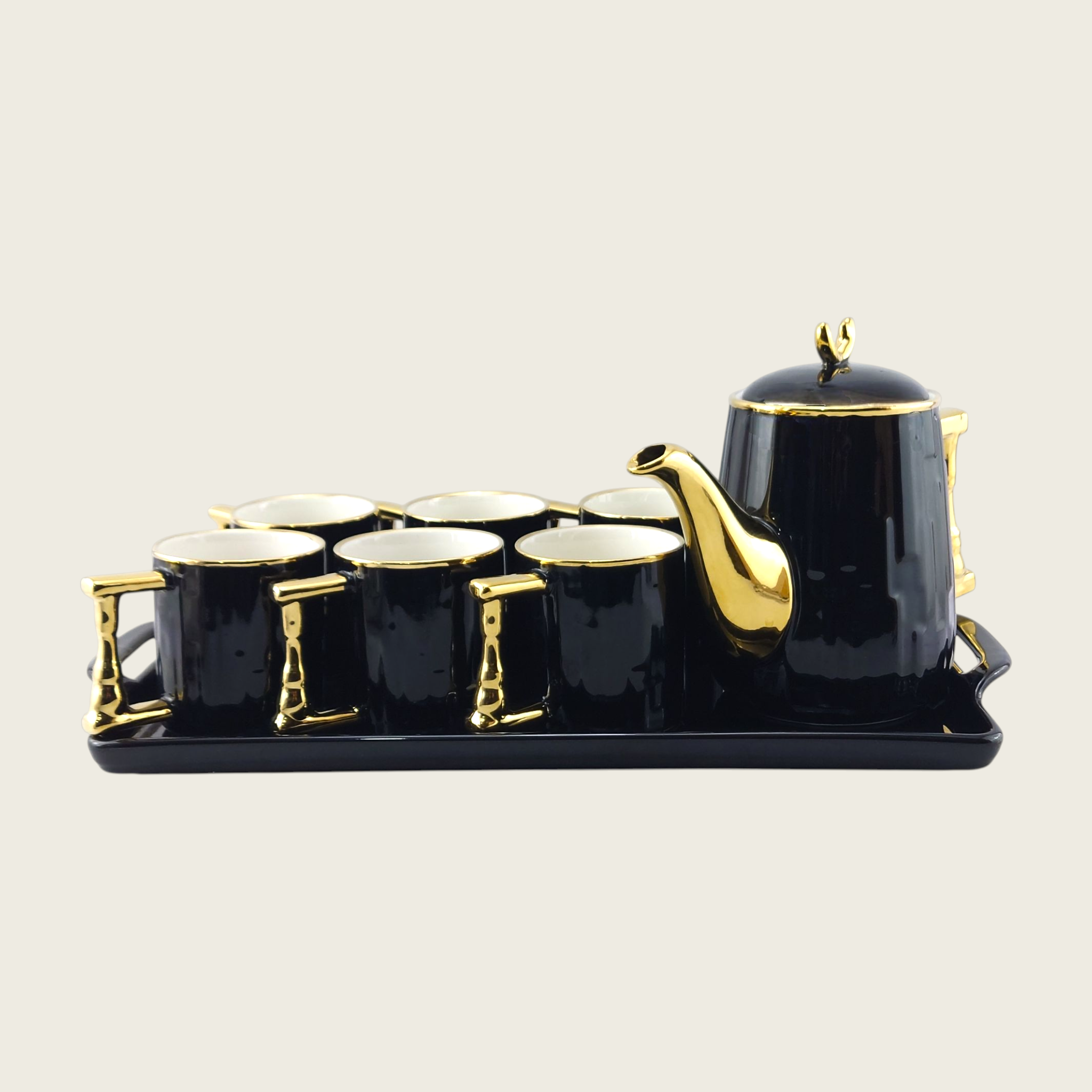 Royal 9-Piece Coffee Set With Tray