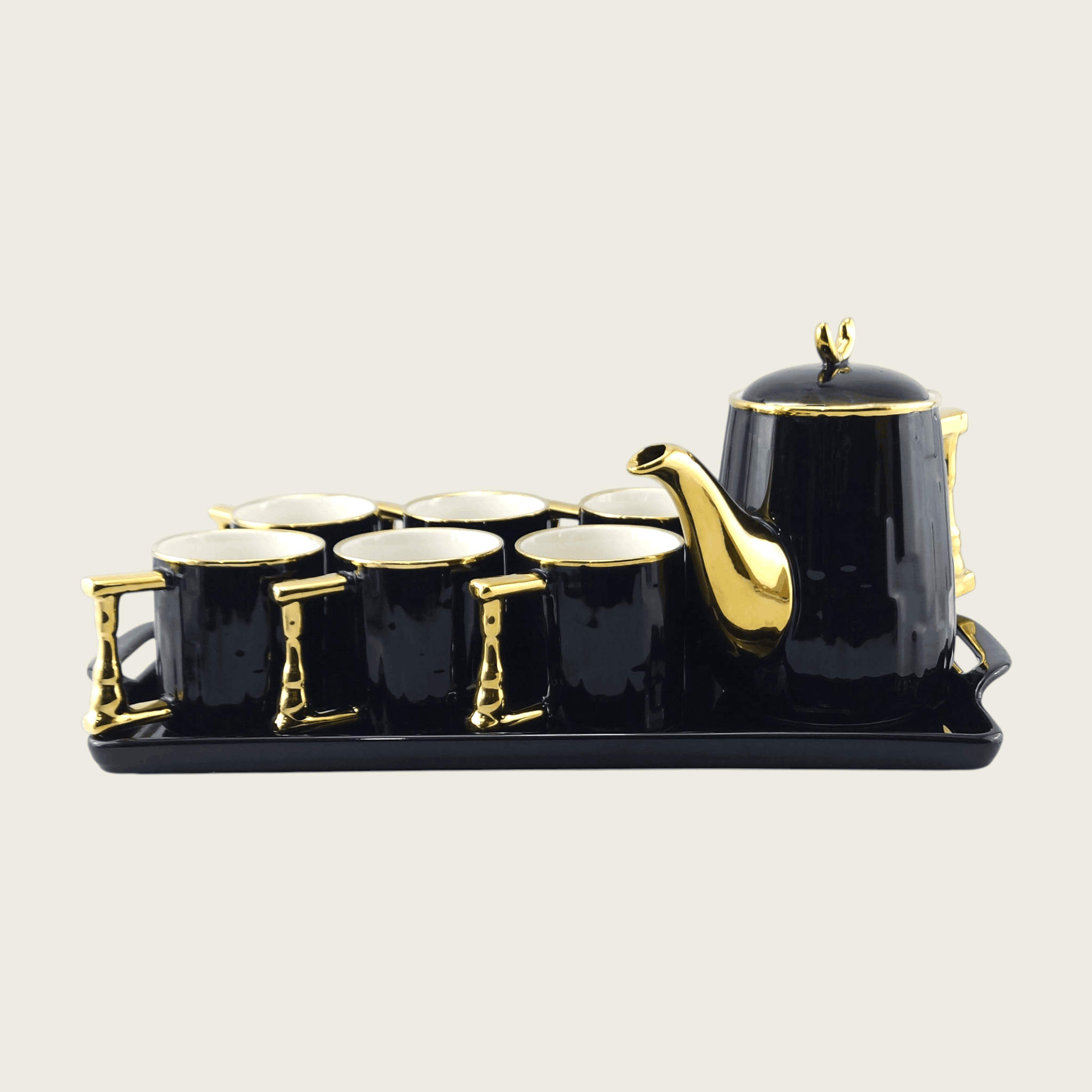 Royal 9-Piece Coffee Set With Tray Kaka Bawa Sons