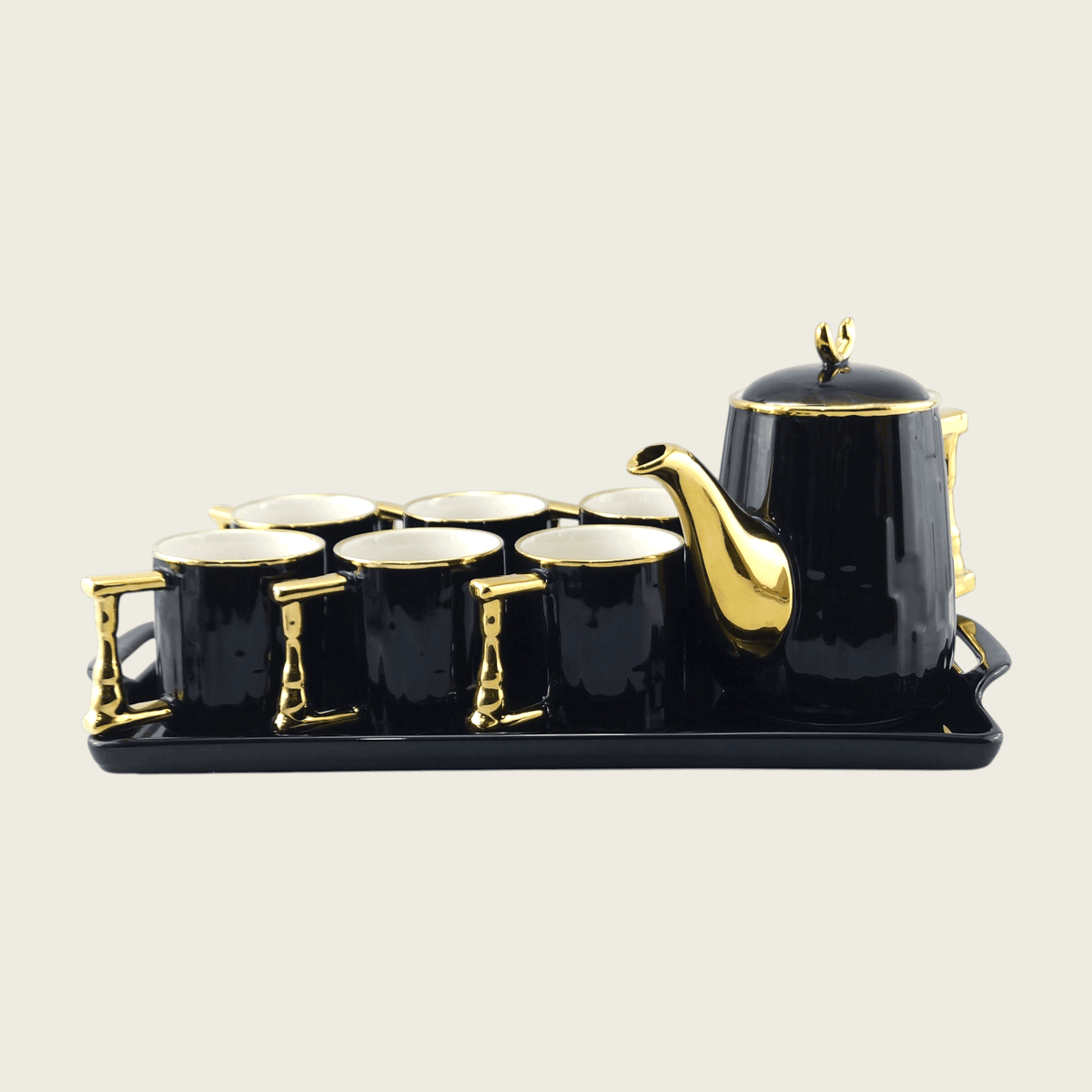 Royal 9-Piece Coffee Set With Tray Kaka Bawa Sons