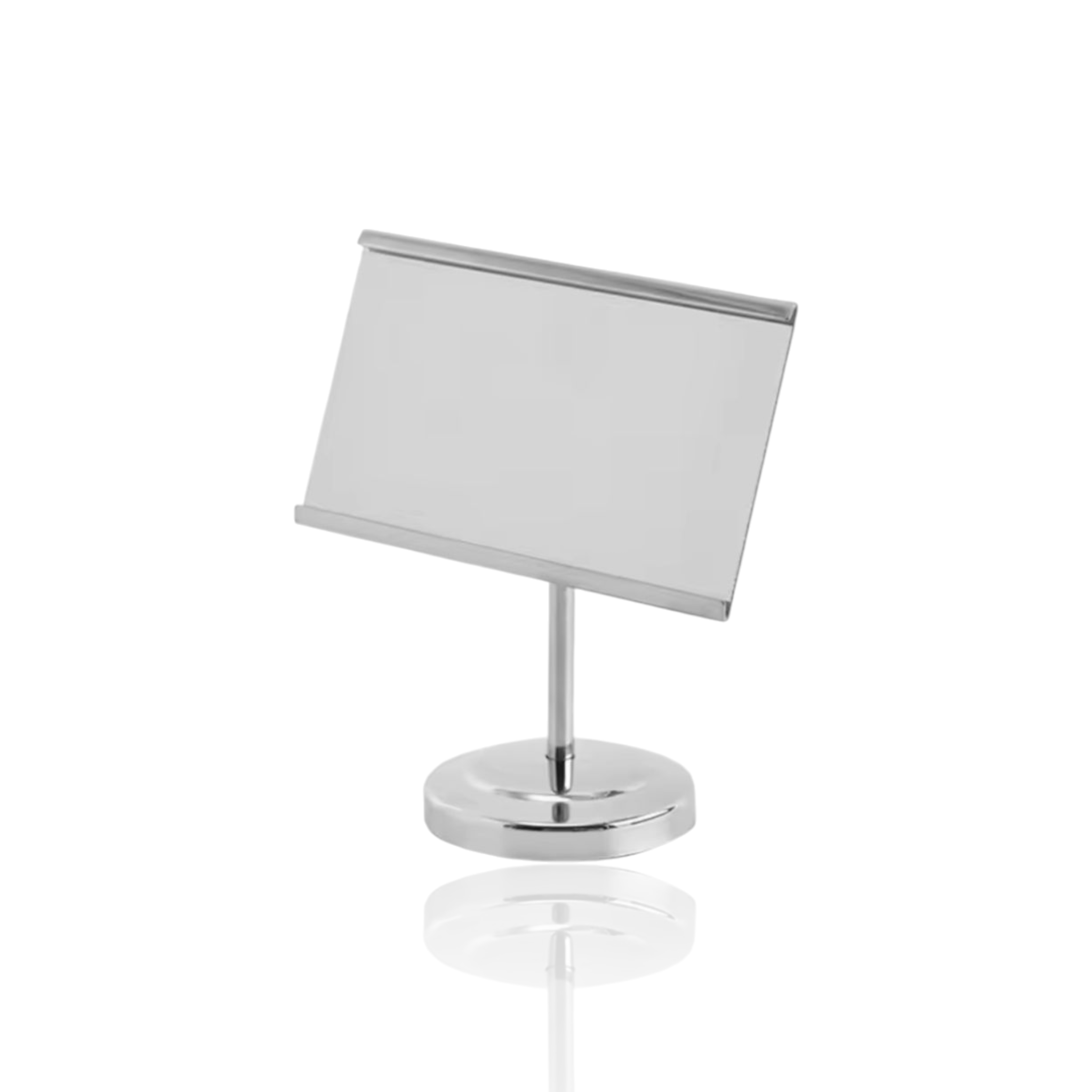 Violet Silver Menu Stand