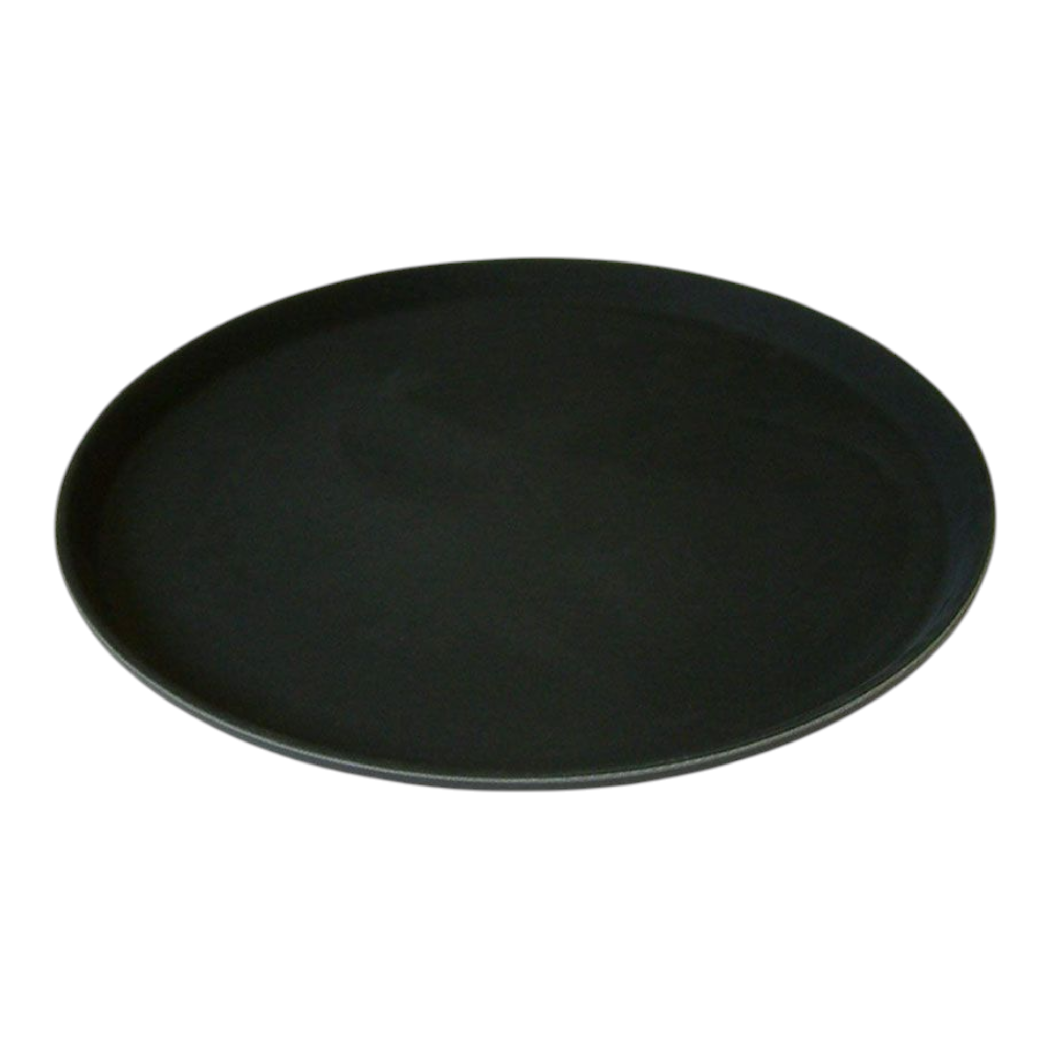 Raffle Anti-Slip Round Black Serving Tray