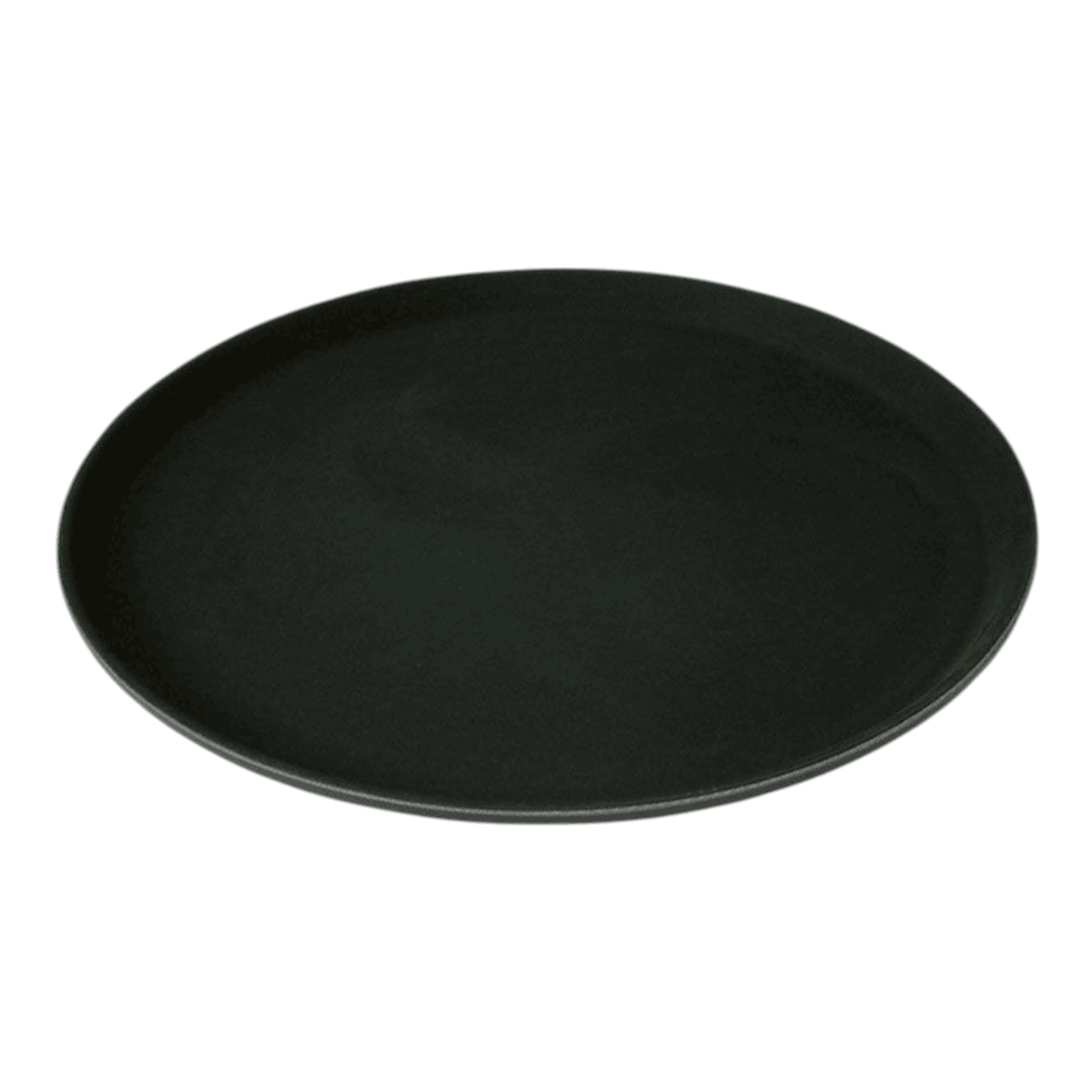Raffle Anti-Slip Round Black Serving Tray Kaka Bawa Sons