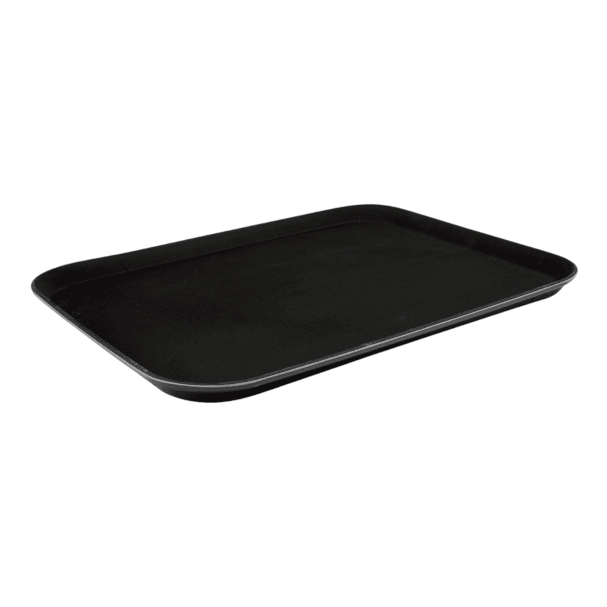 Raffle Anti-Slip Rectangle Black Serving Tray Kaka Bawa Sons