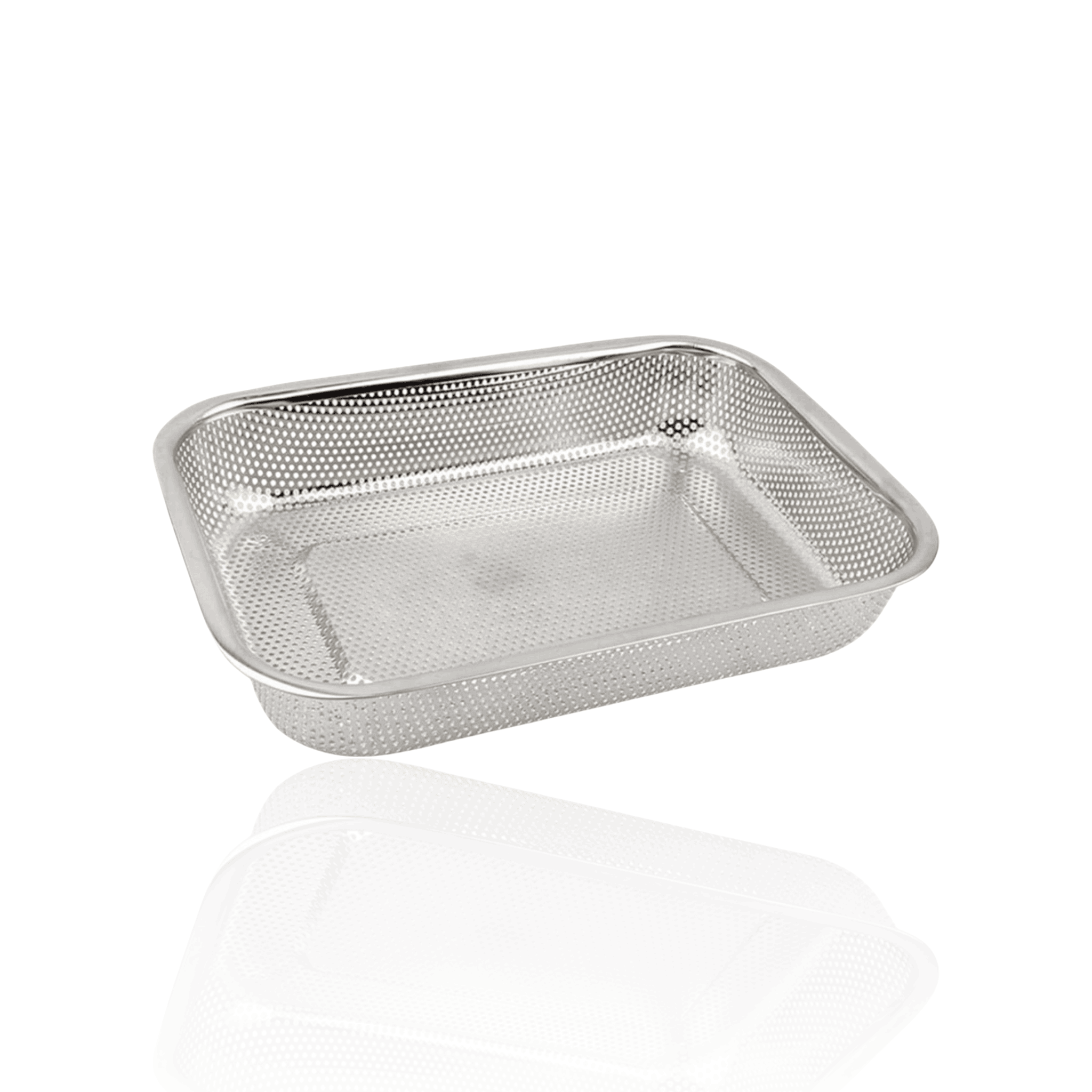 Crest Stainless Steel Perforated Basket Kaka Bawa Sons