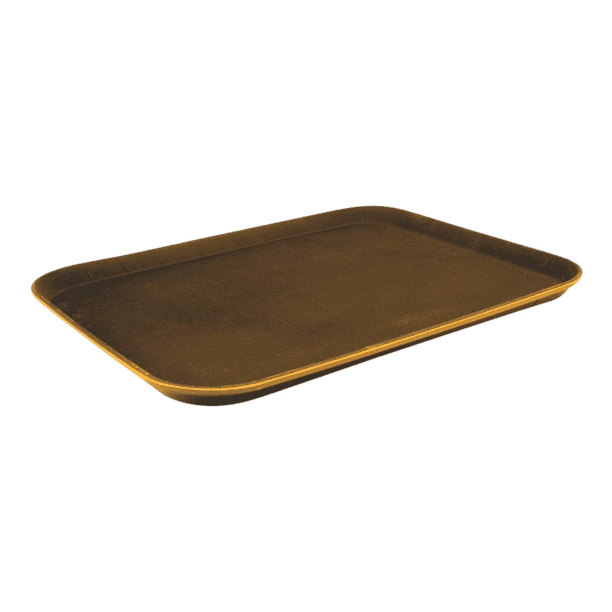 Raffle Anti-Slip Rectangle Brown Serving Tray Kaka Bawa Sons