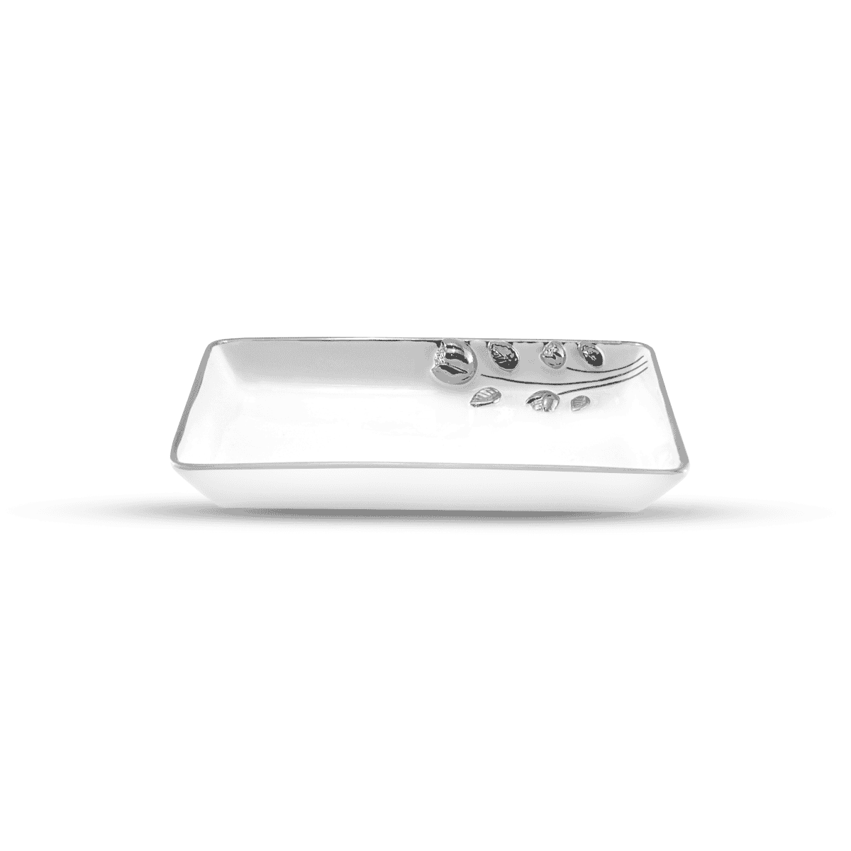 Superdine Leaf Dish 25/cm Silver Kaka Bawa Sons