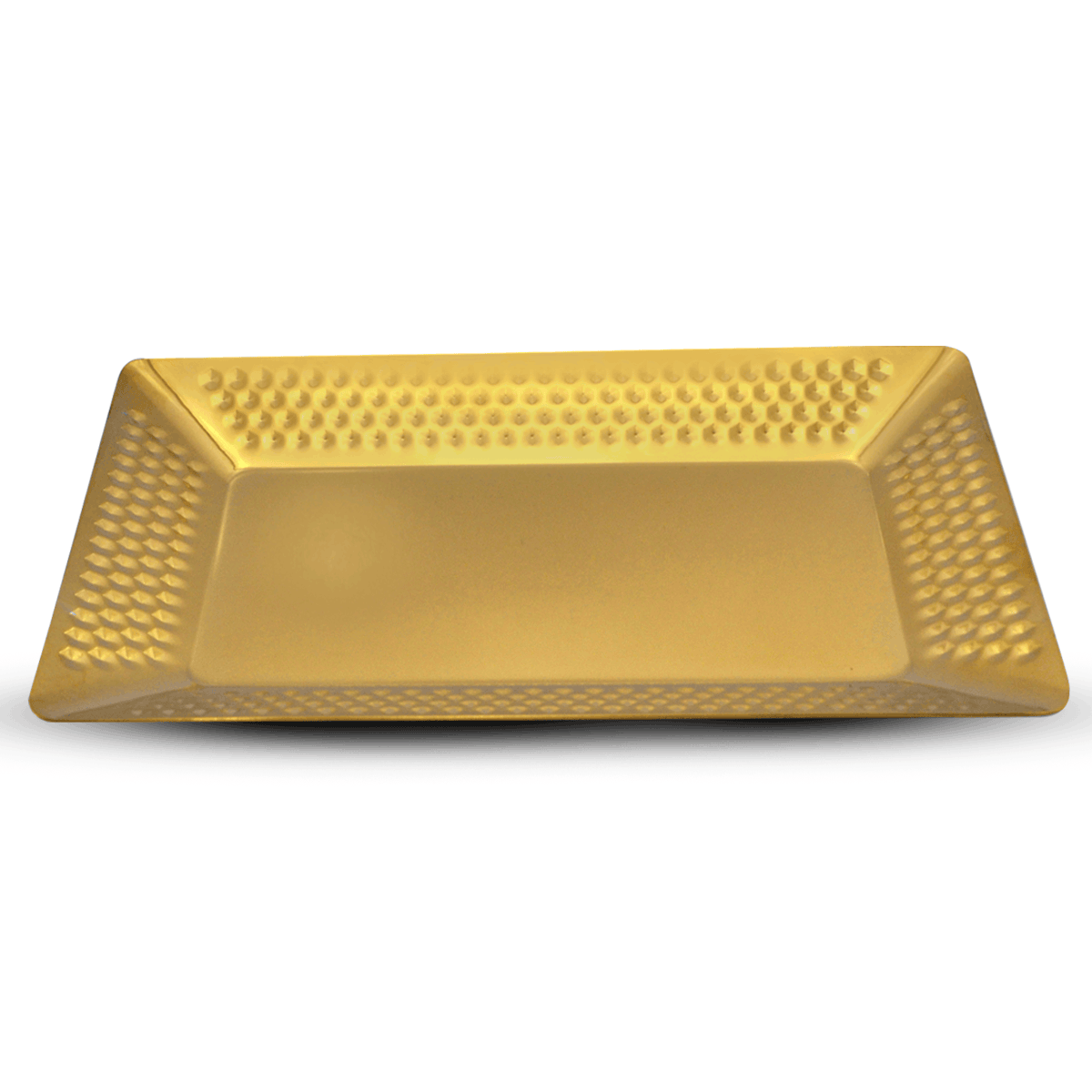 TDL Rectangle Golden Tray Kaka Bawa Sons