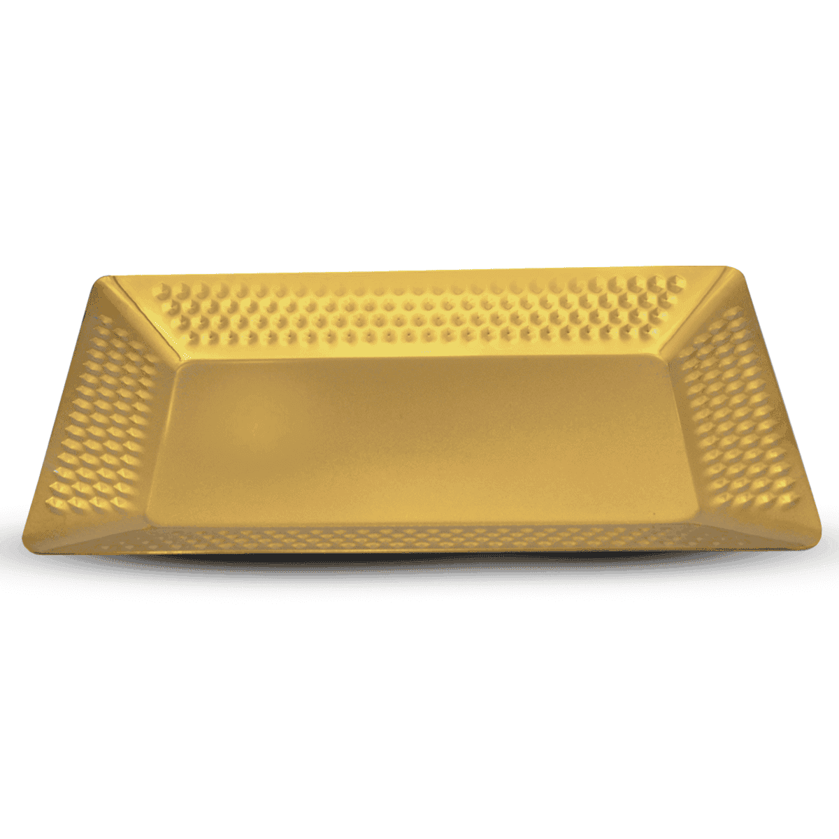 TDL Rectangle Golden Tray Kaka Bawa Sons