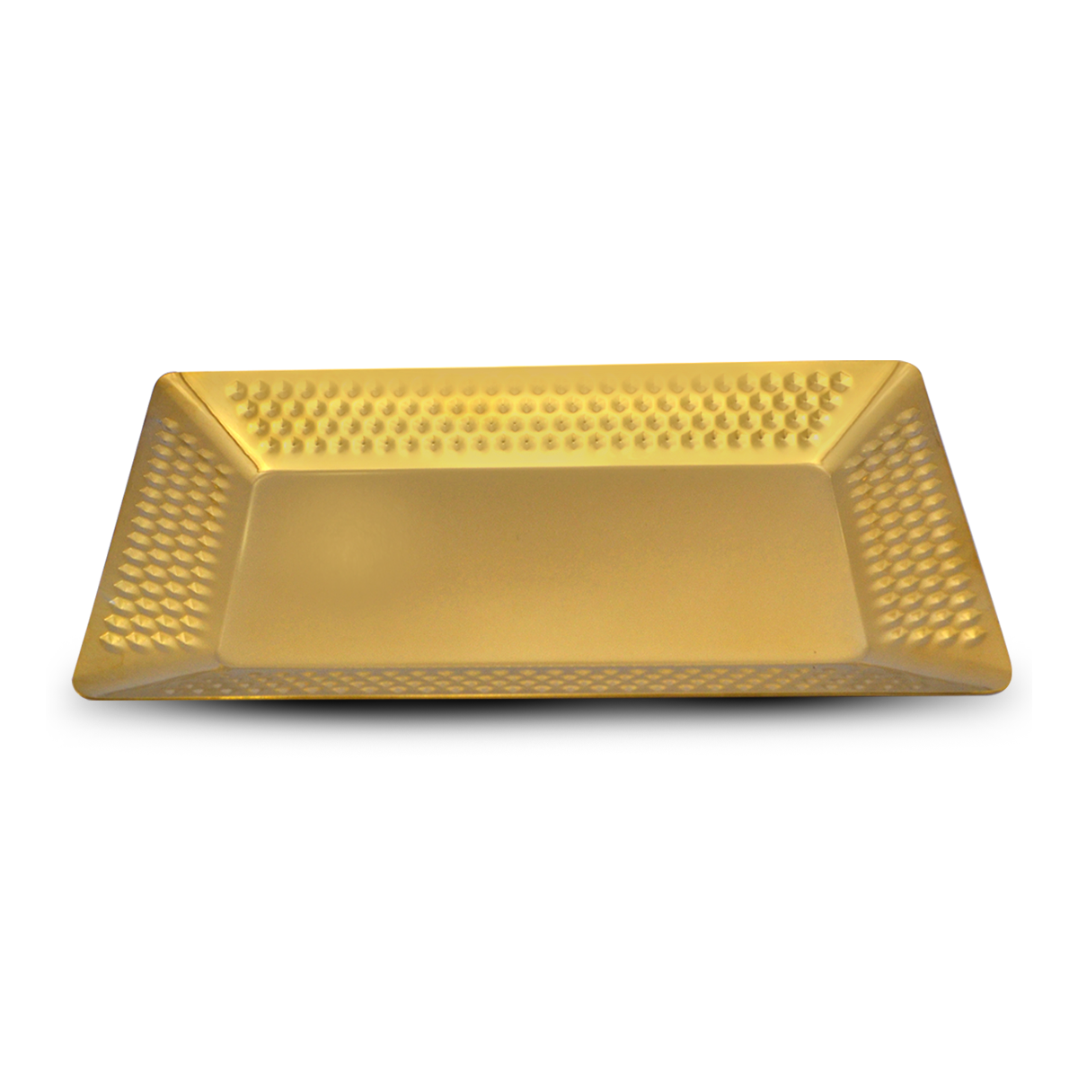 TDL Rectangle Long Tray Golden