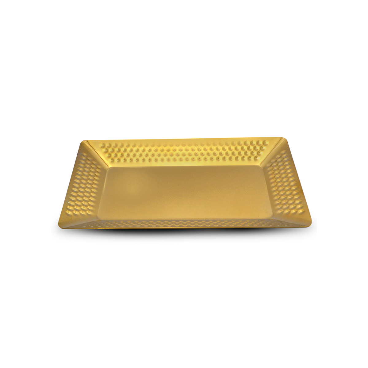 TDL Rectangle Long Tray Golden