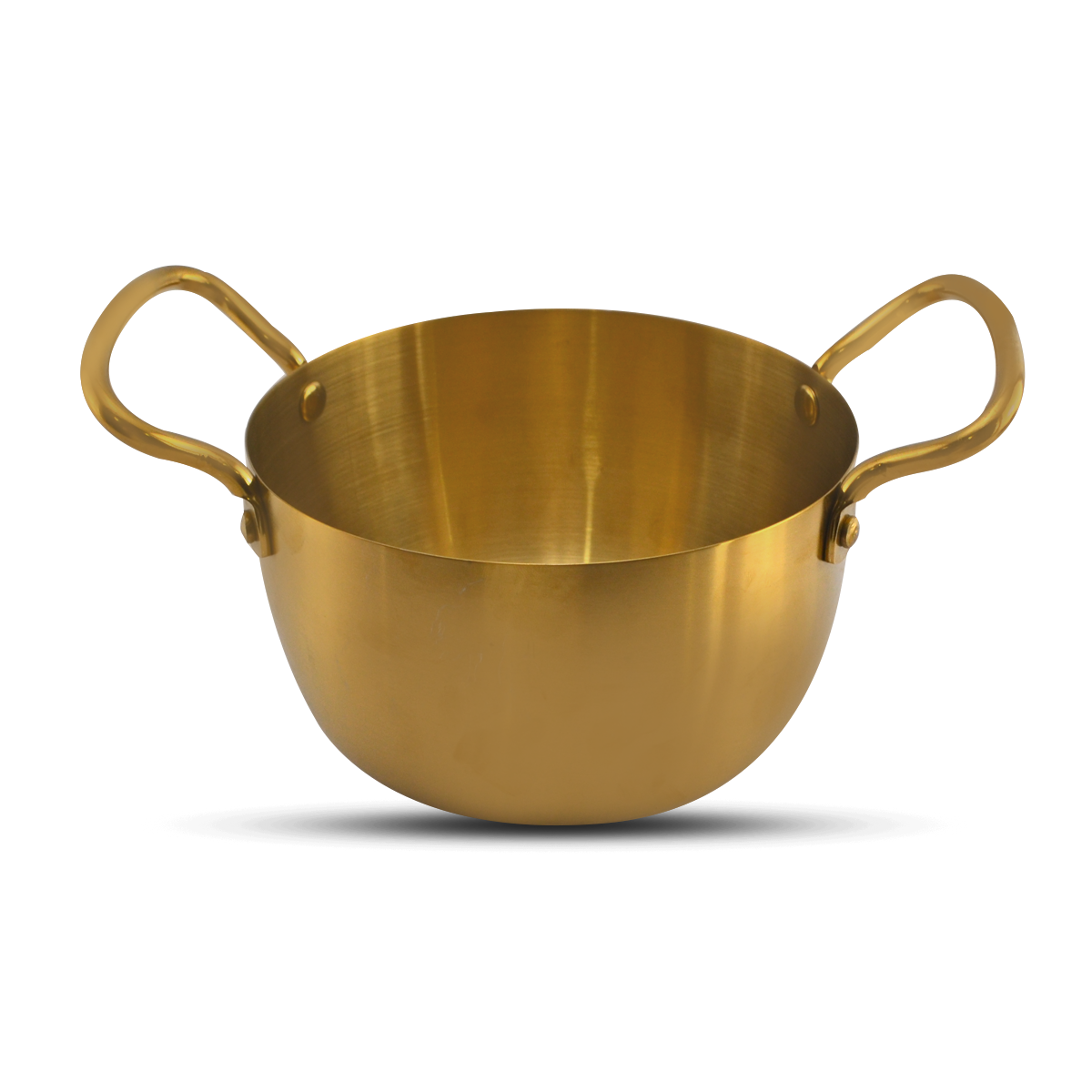 Korean Round Ramen Pot Golden