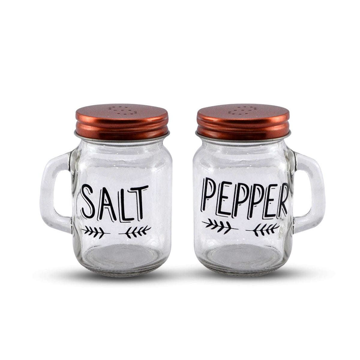 Danny Home Mason Jar Salt & Pepper Shaker Set Kaka Bawa Sons