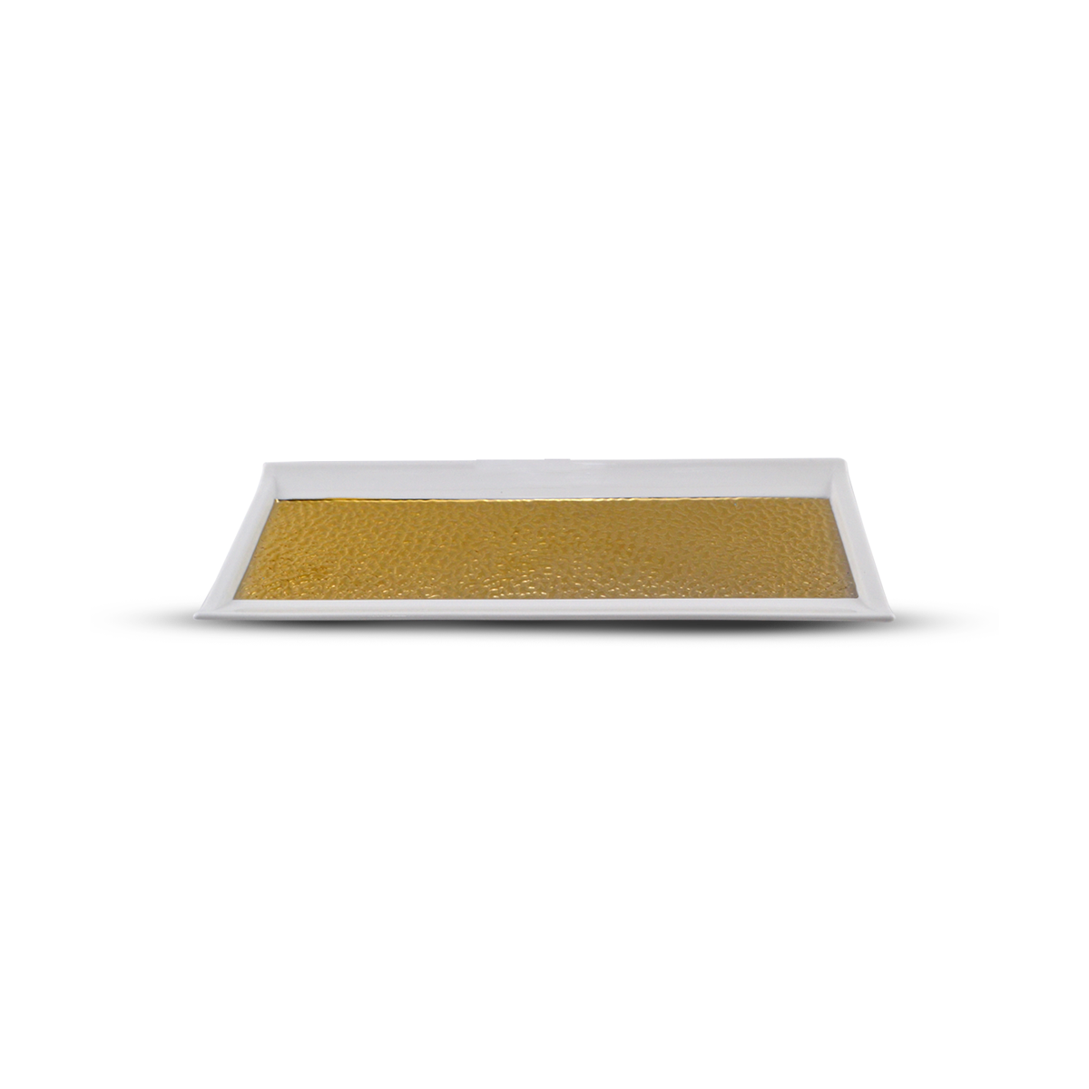 Fancy Rectangle Dish Golden