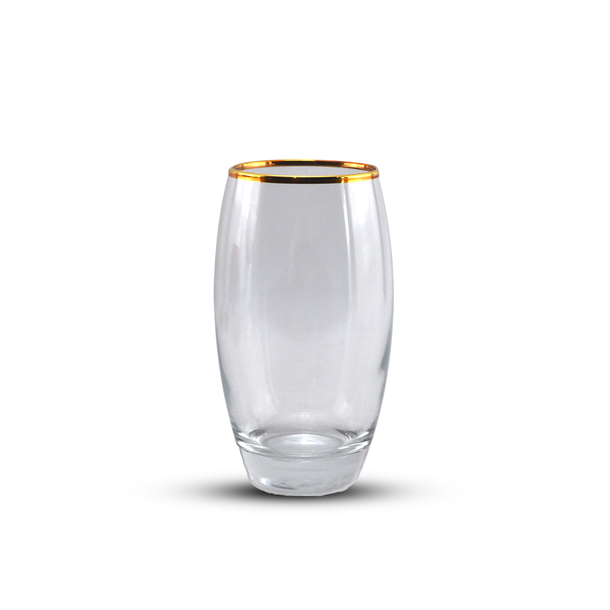 PSB DOF GLASS BARREL-GOLD SET OF 6/PCS