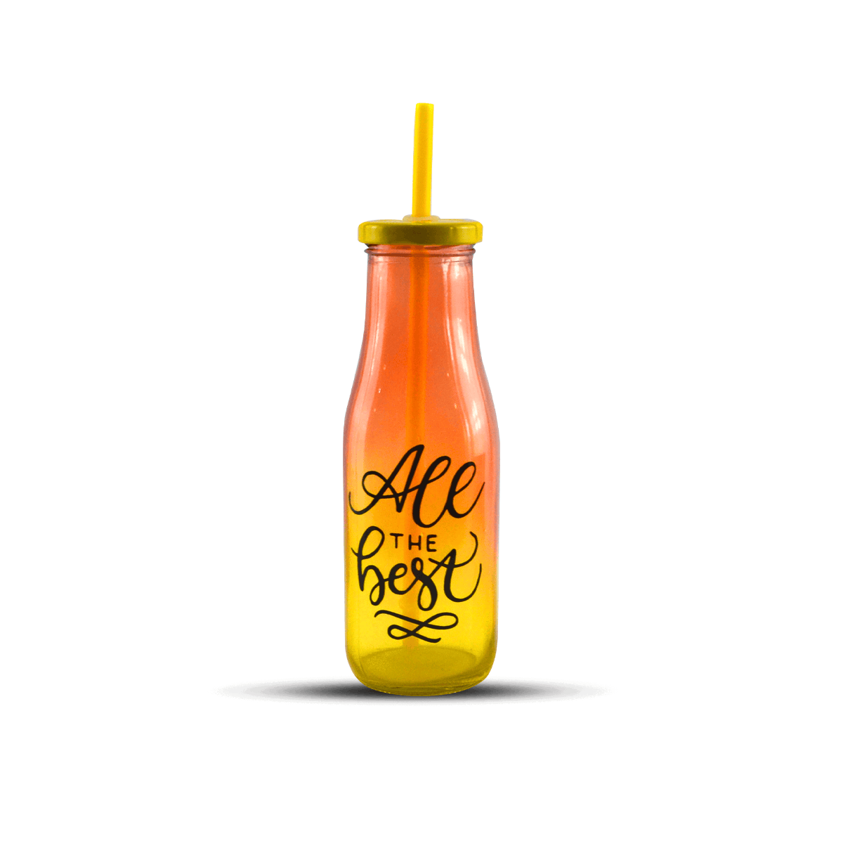 Kleeyo Fairy Glass Bottle With Straw Kaka Bawa Sons
