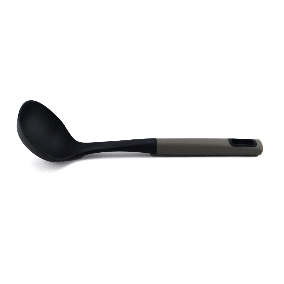 Plastic Cooking Spoon Black 13"