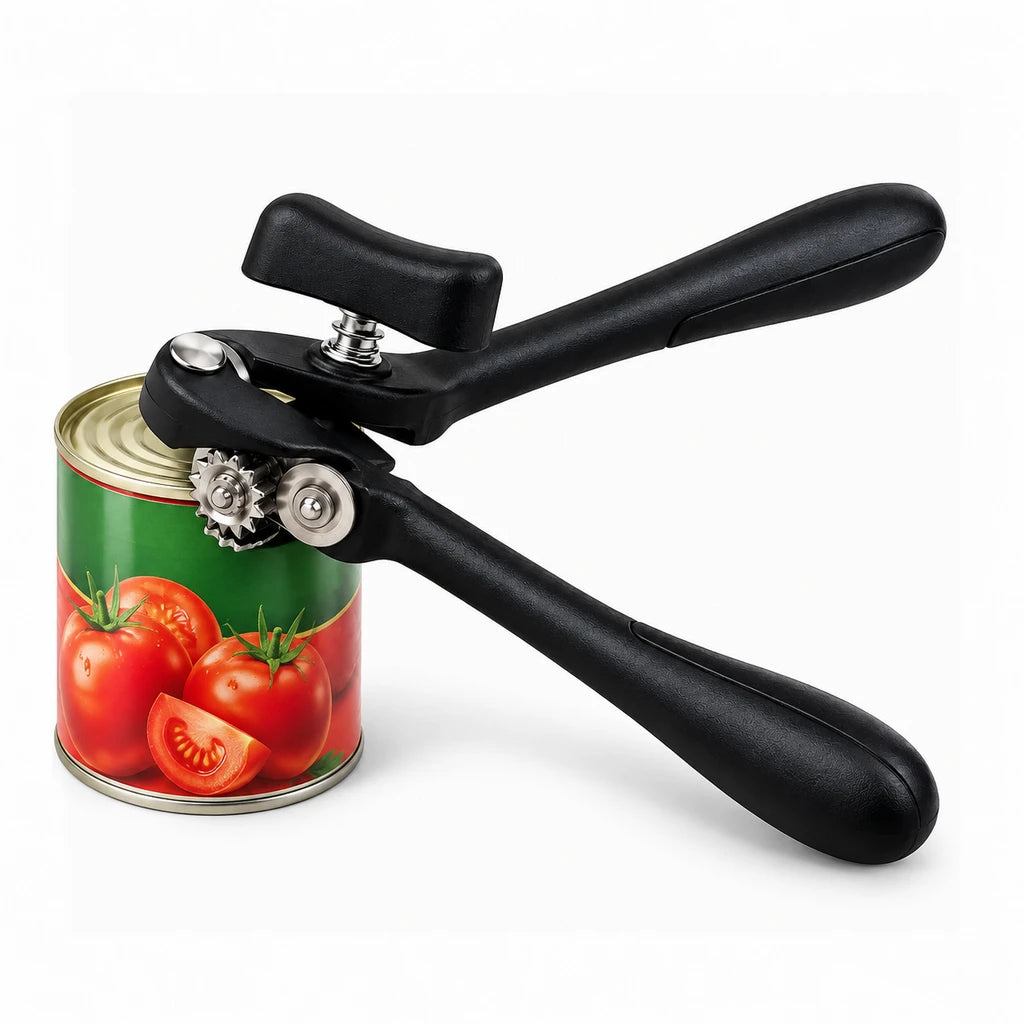Shengya 12-Inch Black Zinc Manual Can Opener With Turning Knob