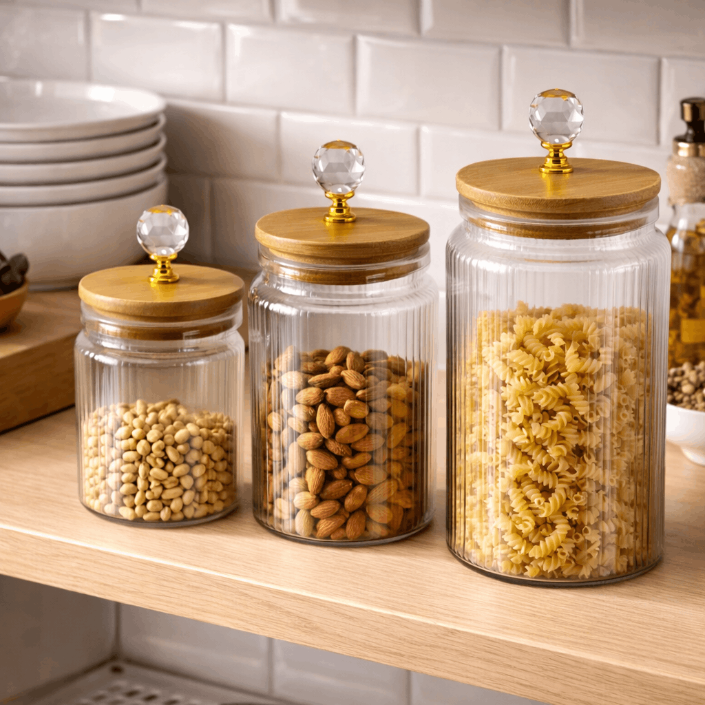 Diamond S.G Glass Jar Kaka Bawa Sons
