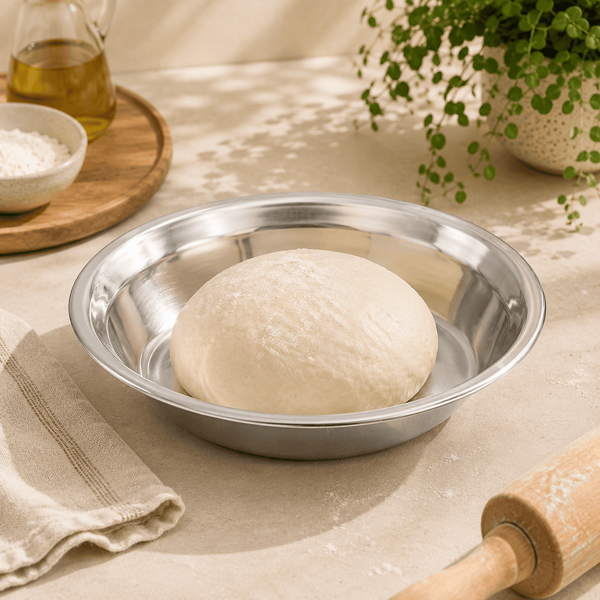 M.G Stainless Steel Round Paraat Kaka Bawa Sons