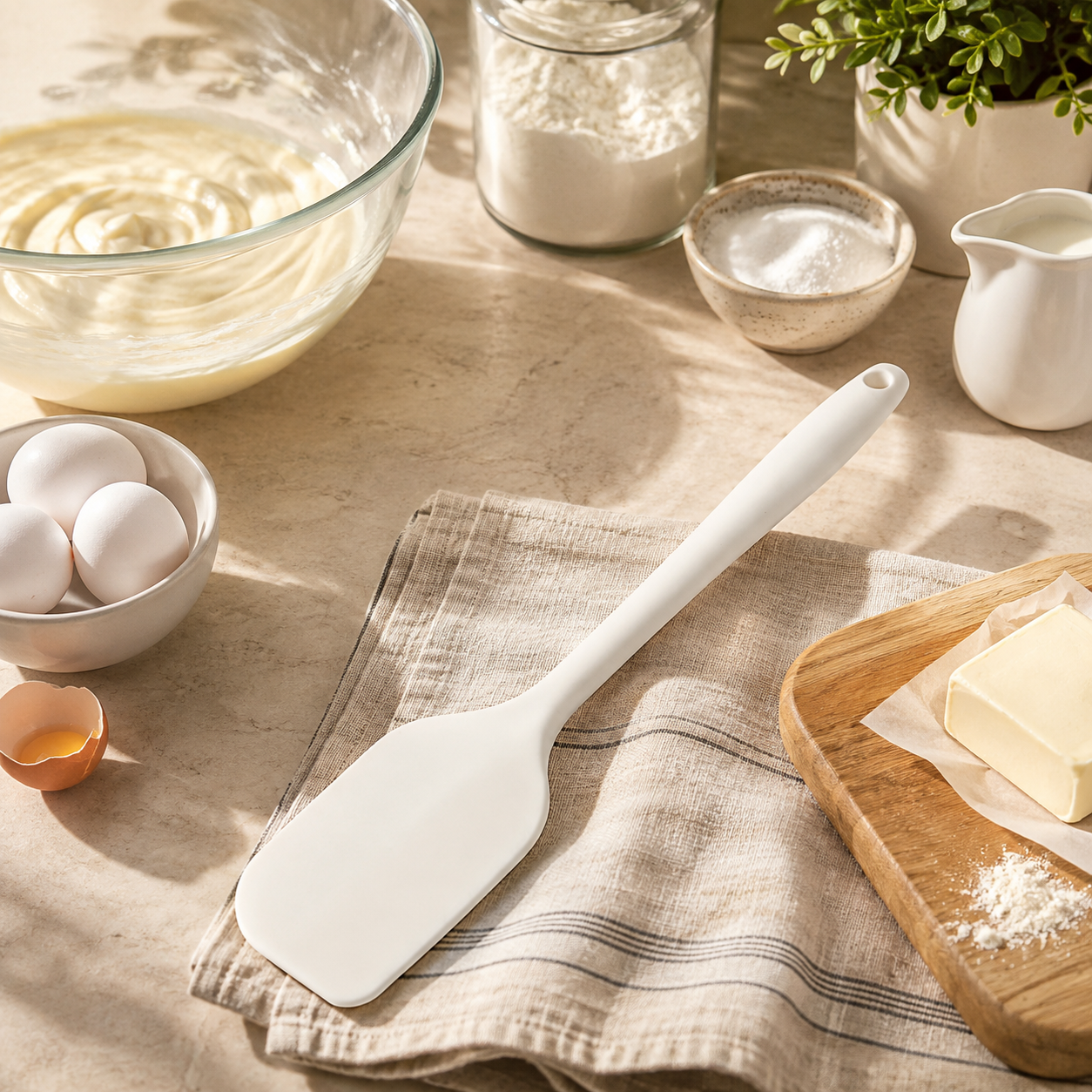 Best 15-Inch Silicon White Spatula