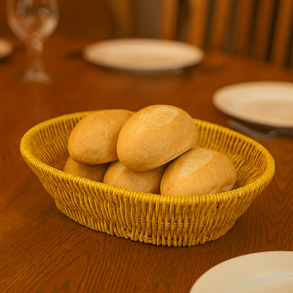 Prime Oval Bread Basket Yellow