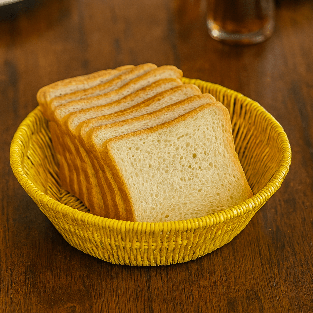 Prime Round Bread Basket Yellow