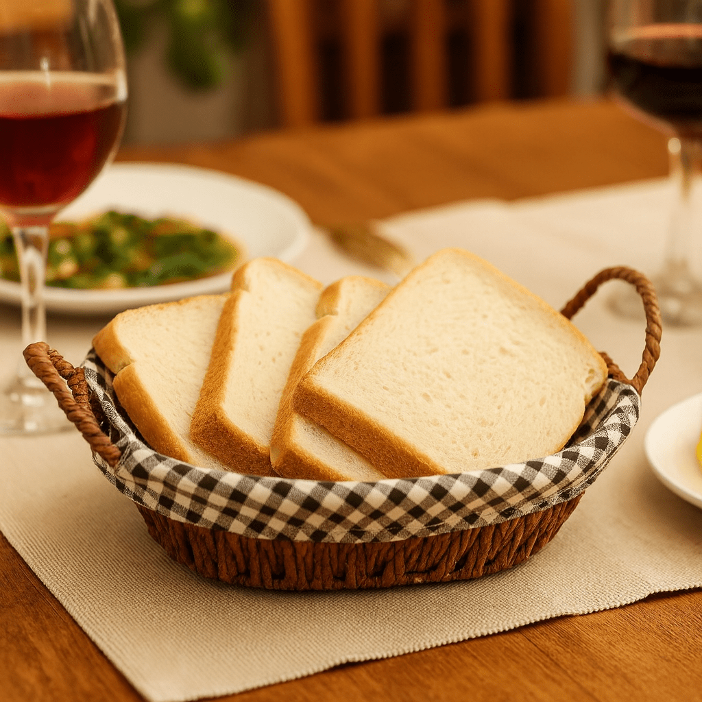 Prime Oval Bread Basket With Fabric