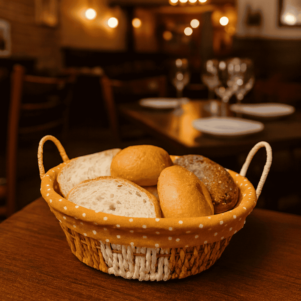 Prime Round Bread Basket With Fabric Kaka Bawa Sons