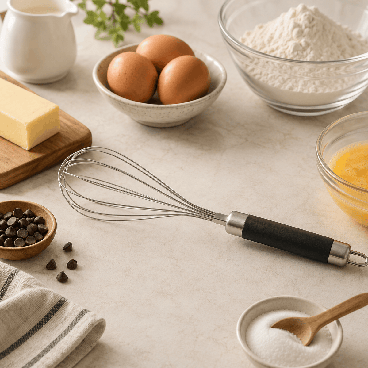 Shengya Stainless Steel Whisk With Silicon Handle Kaka Bawa Sons