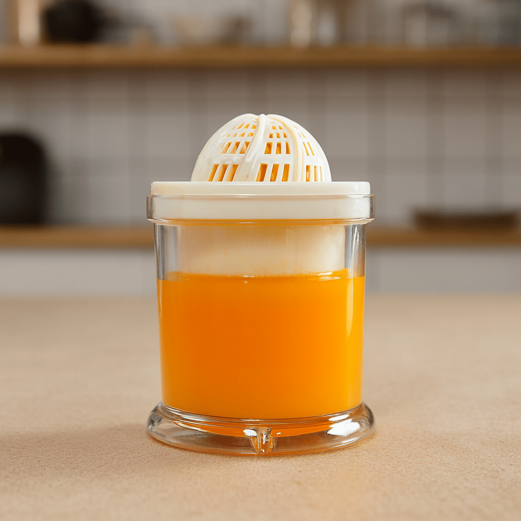 2-in-1 Manual Citrus Juicer With Storage Cup