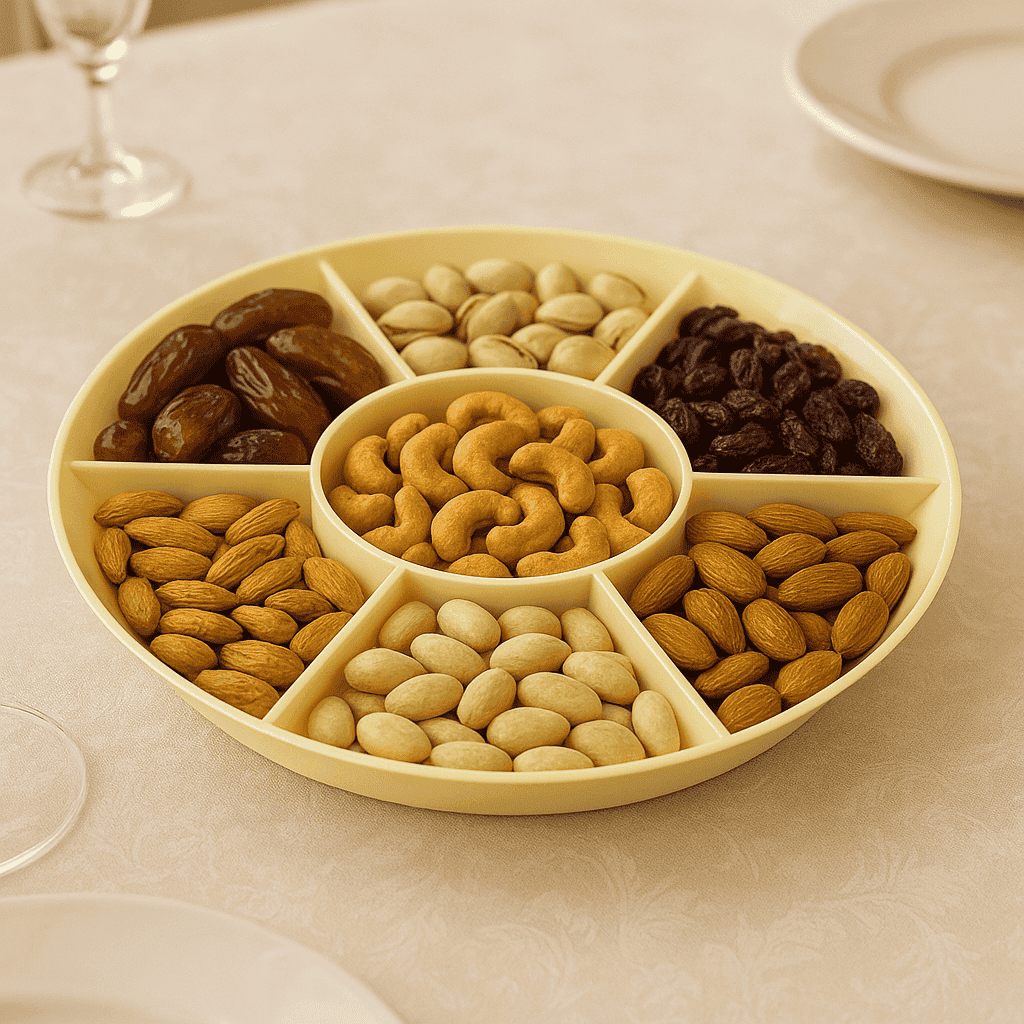 Appollo 7-Portion Oval Plastic Dish Kaka Bawa Sons