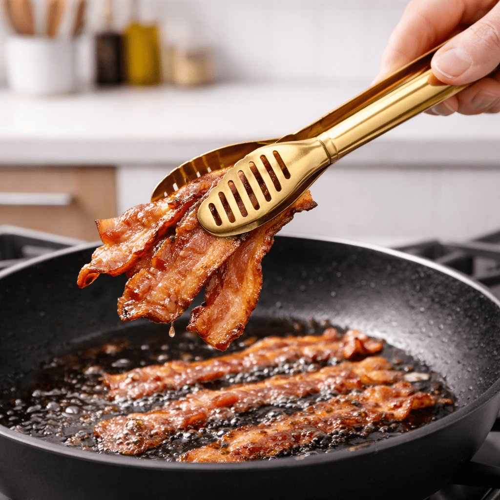 Golden Stainless Steel Tong