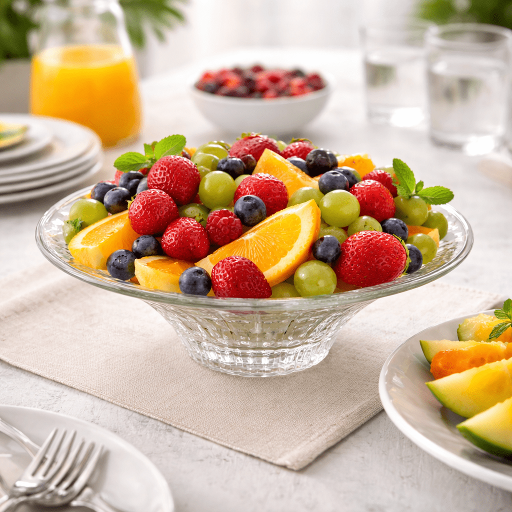 RCR Timeless 12.5-inch Crystal Fruit Bowl Kaka Bawa Sons