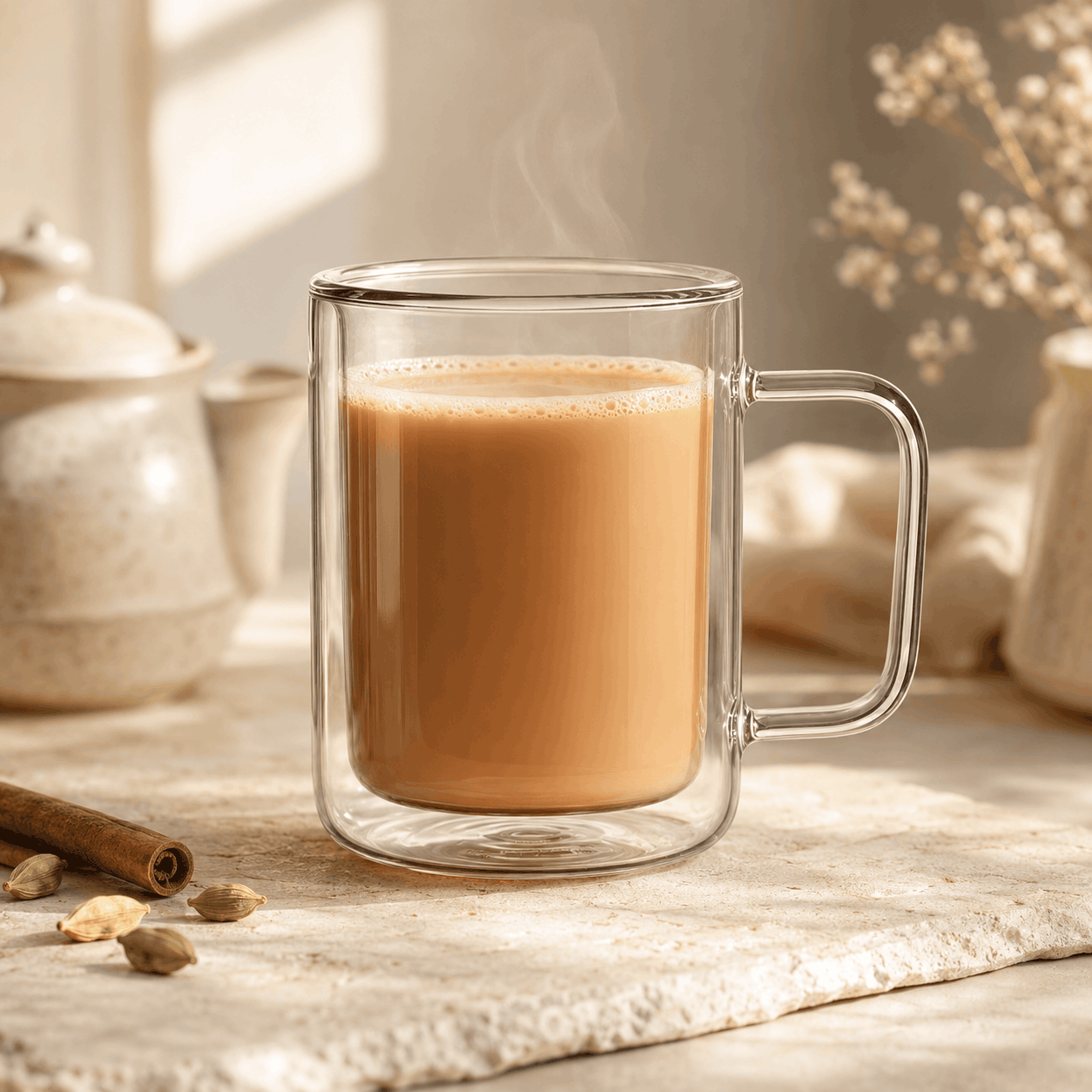 Wilmax 300 ML Double Wall Thermo Glass Mug Kaka Bawa Sons