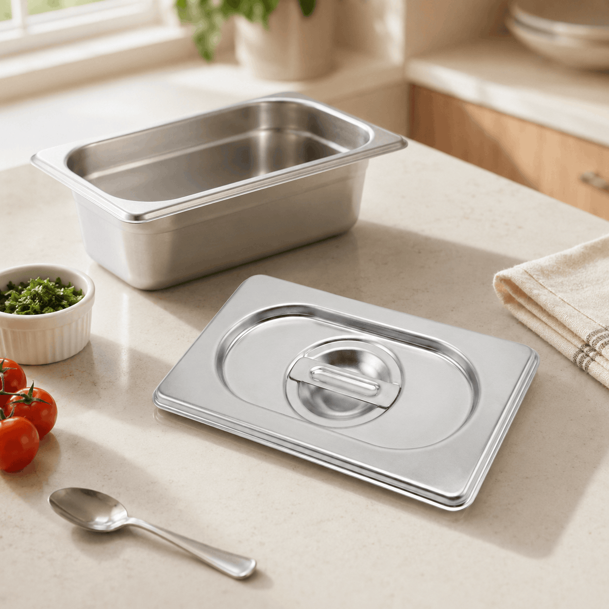Mart 1/9 Stainless Steel Gastronorm (GN) Food Pans Kaka Bawa Sons
