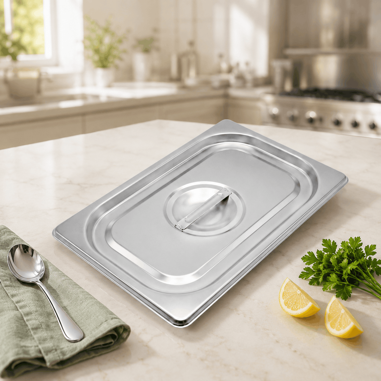 Y.Z Stainless Steel Gastronorm Food Pan Lids Kaka Bawa Sons