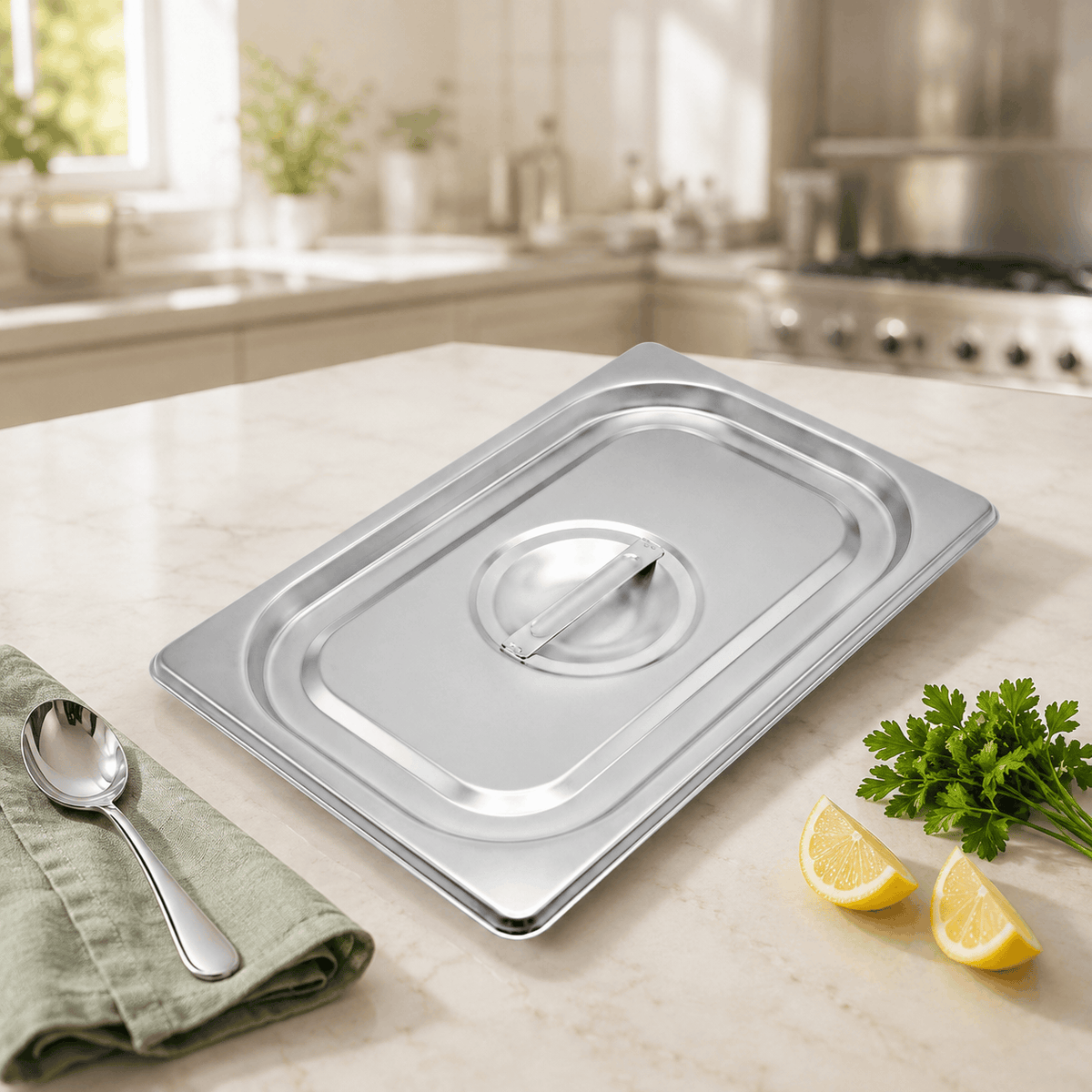 Y.Z Stainless Steel Gastronorm Food Pan Lids Kaka Bawa Sons
