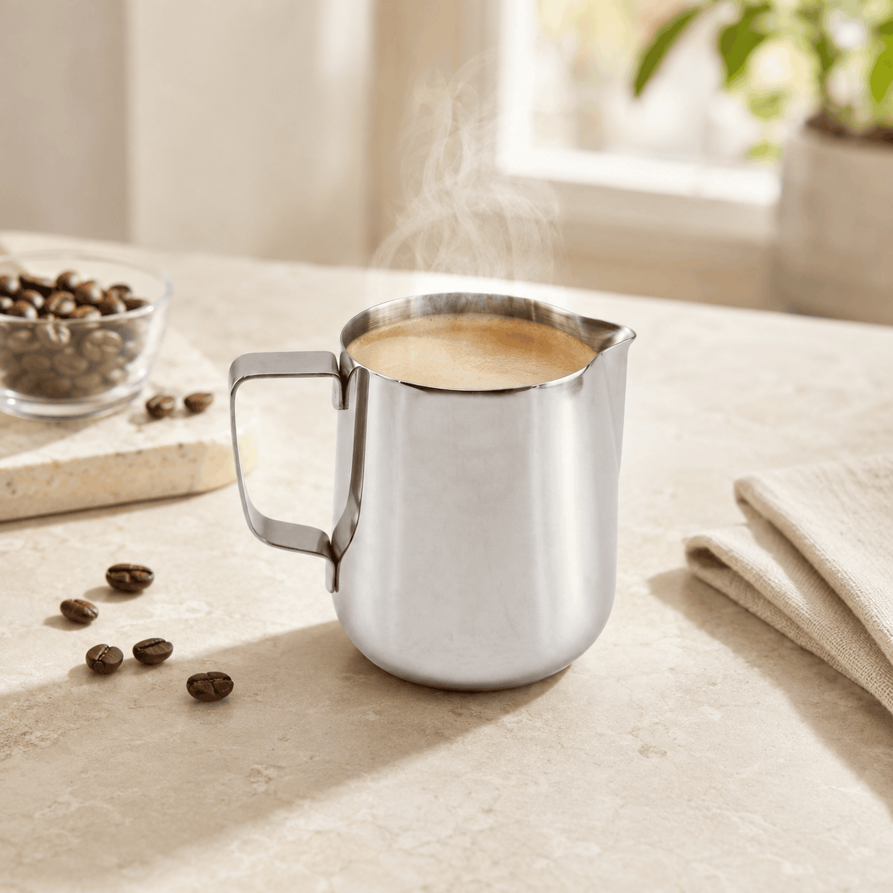 Mart Stainless Steel Measuring Cups / Coffee Cups Kaka Bawa Sons