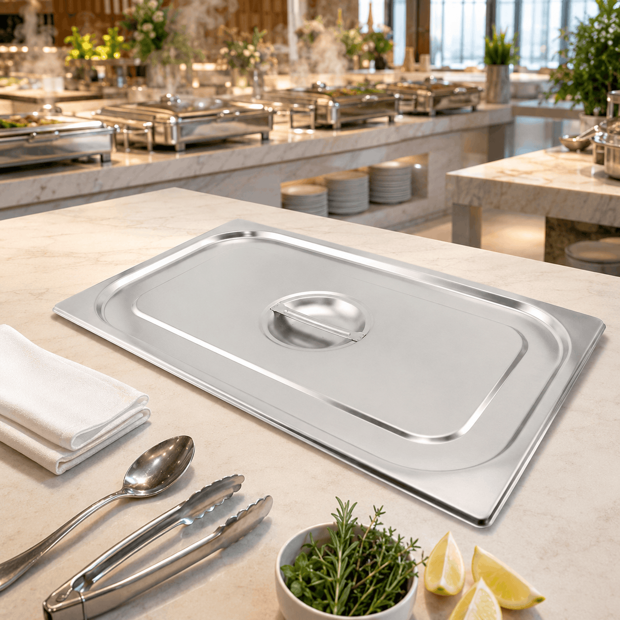 Mart 1/1 Stainless Steel Gastronorm (G.N) Food Pans Kaka Bawa Sons