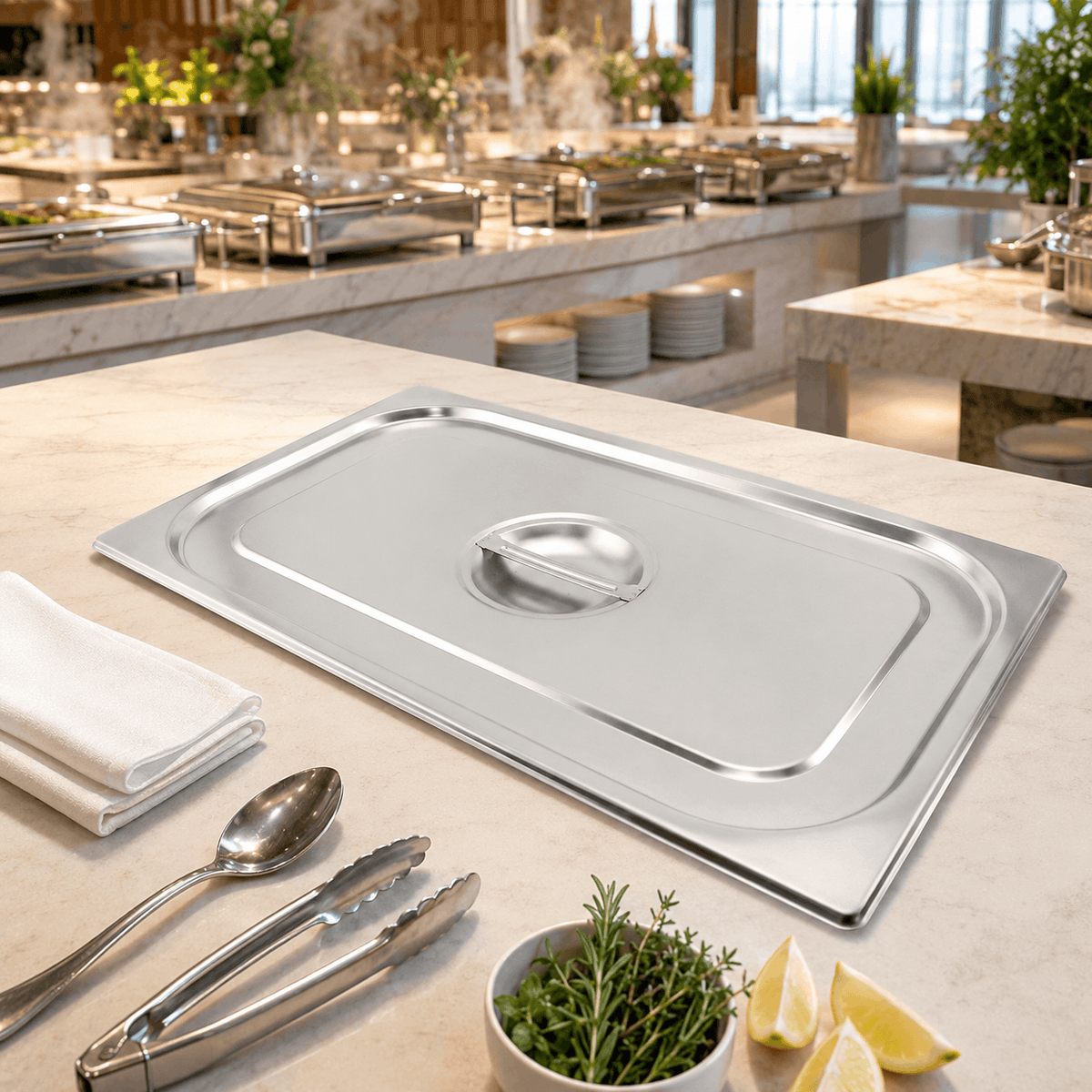 Mart 1/1 Stainless Steel Gastronorm (G.N) Food Pans Kaka Bawa Sons