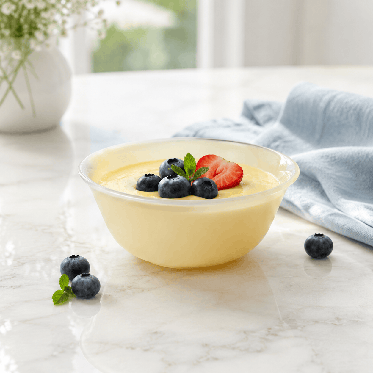 Jade 5-Inch Yellow Marble Sweet Bowl Kaka Bawa Sons