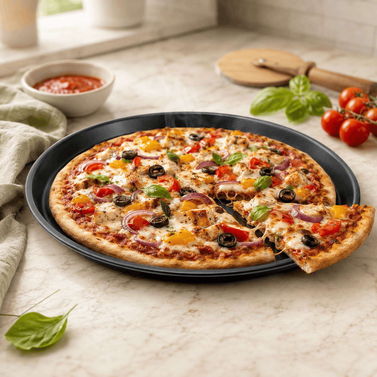Kings Round Metal Pizza Pans Kaka Bawa Sons