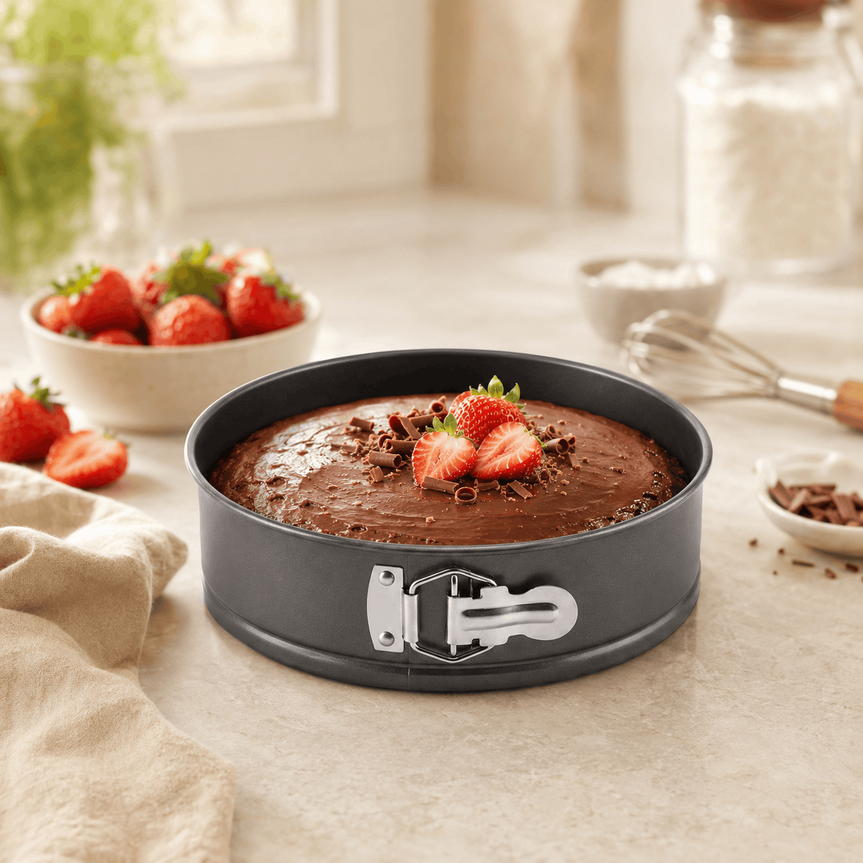 Kings Black Metal Round Cake Moulds Kaka Bawa Sons