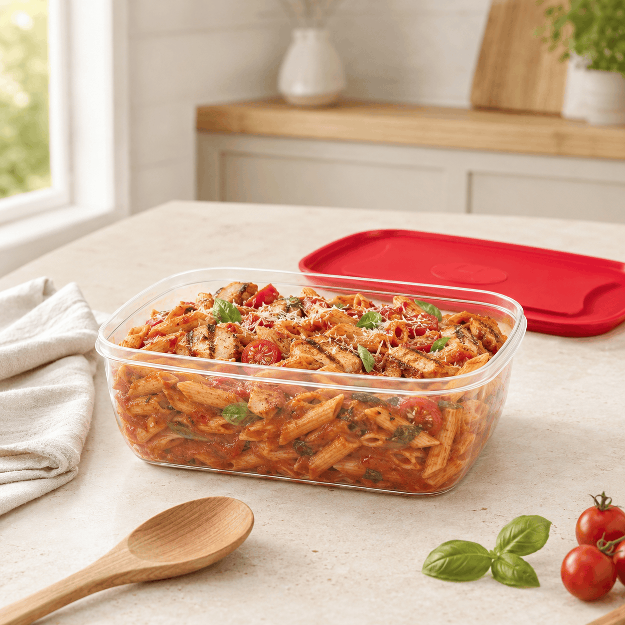 Home Table 1.5-Liter 1.4Kg Plastic Food Containers Kaka Bawa Sons