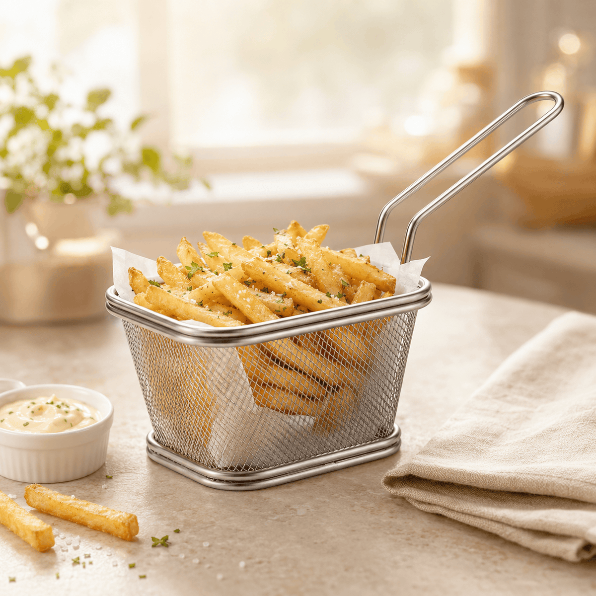 Master LH-Series Stainless Steel Rectangular Deep Fries Baskets Kaka Bawa Sons