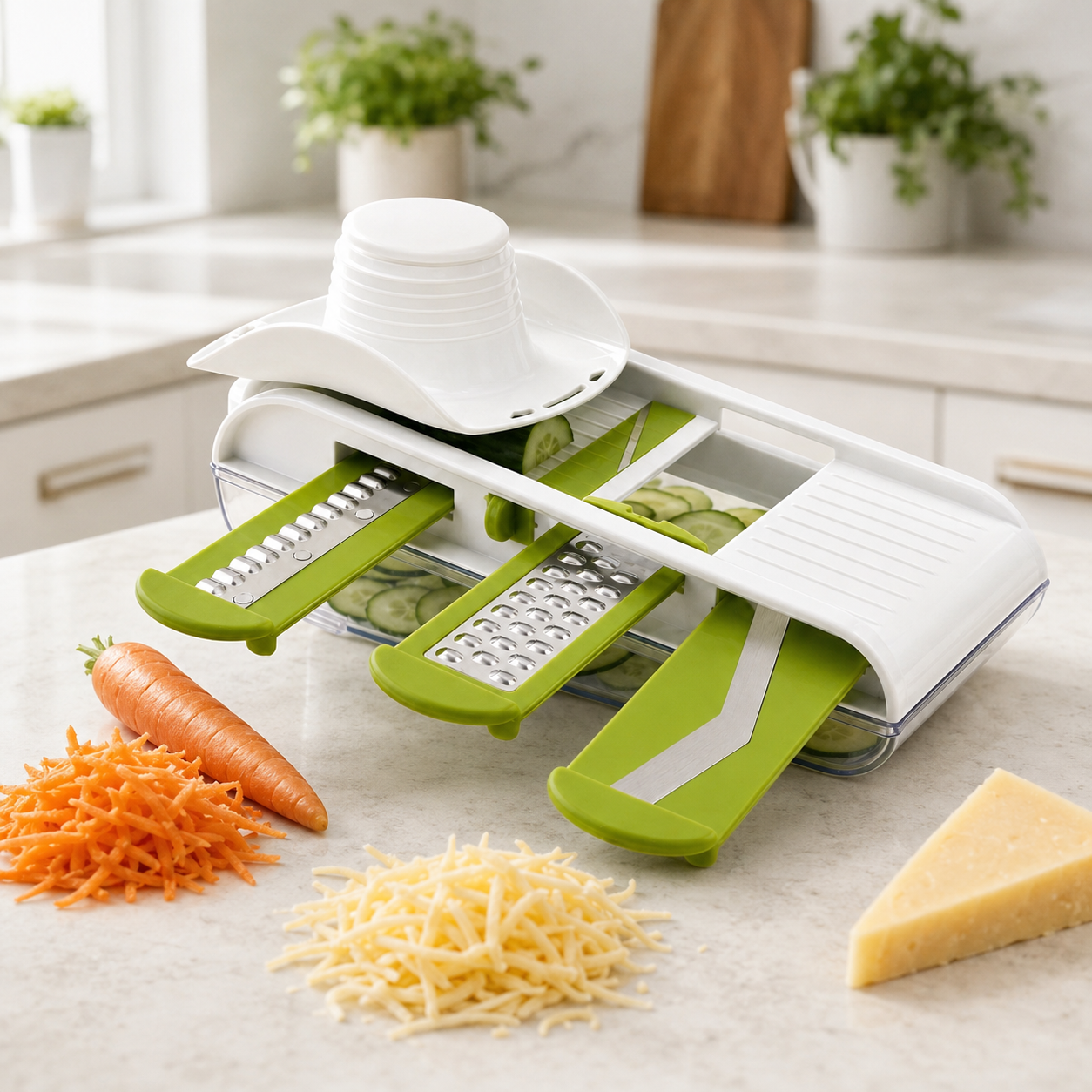 Konstar 4-in-1 Plastic Smart Grater