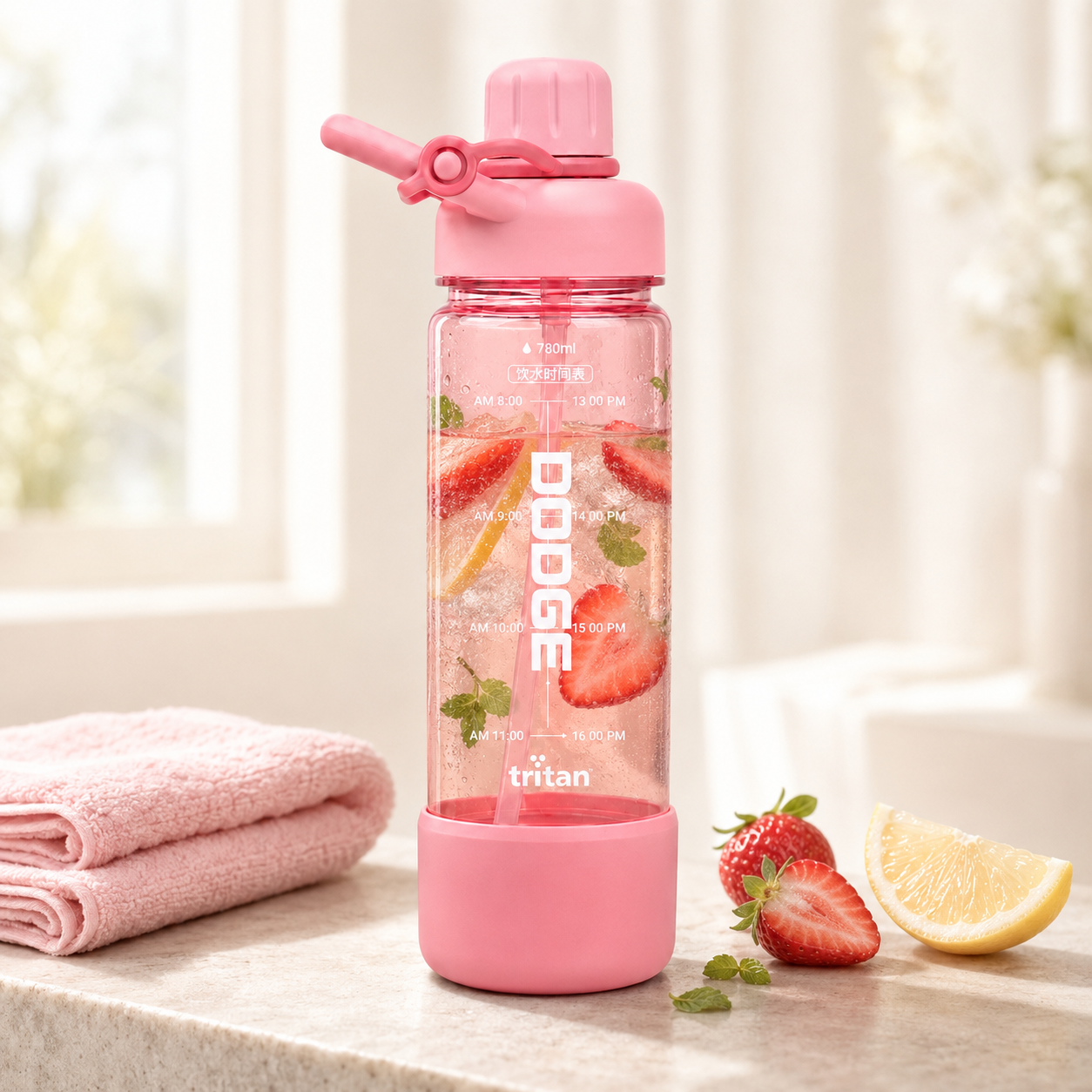 Dodge 780 ML Plastic Water Bottle